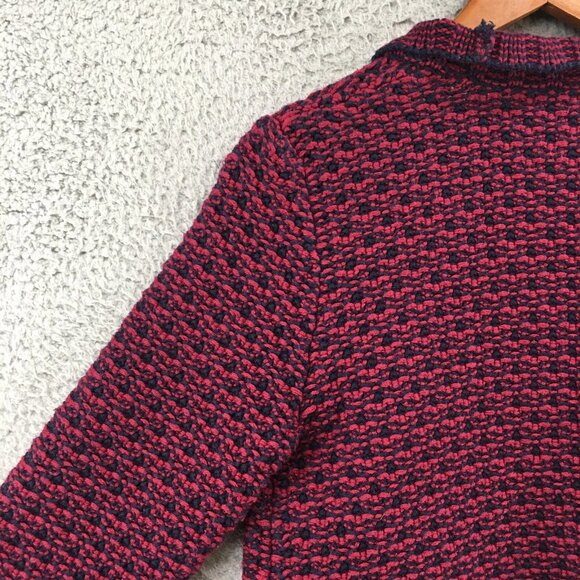 Talbots Open Front Cardigan Sweater Womens S Multicolor Wool Blend Long Sleeve - Picture 12 of 16